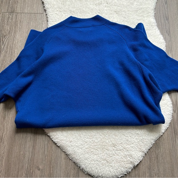 Hatch Collection Royal Blue Maternity Long Sleeve Sweater Dress - Picture 7 of 7